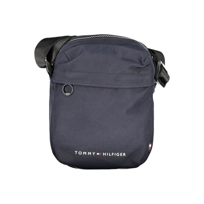 Tommy Hilfiger Blue Recycled Polyester Men Shoulder Bag