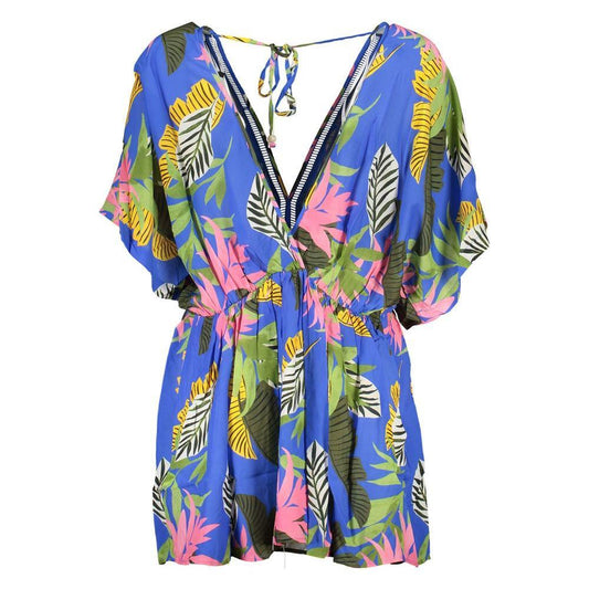 Desigual Blue Viscose Dress DE-29214-L