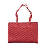Mario Valentino Red Polyethylene Women Handbag