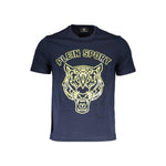 Plein Sport Blue Cotton Men T-Shirt