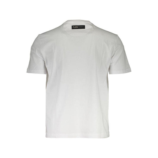 Plein Sport White Cotton Men T-Shirt