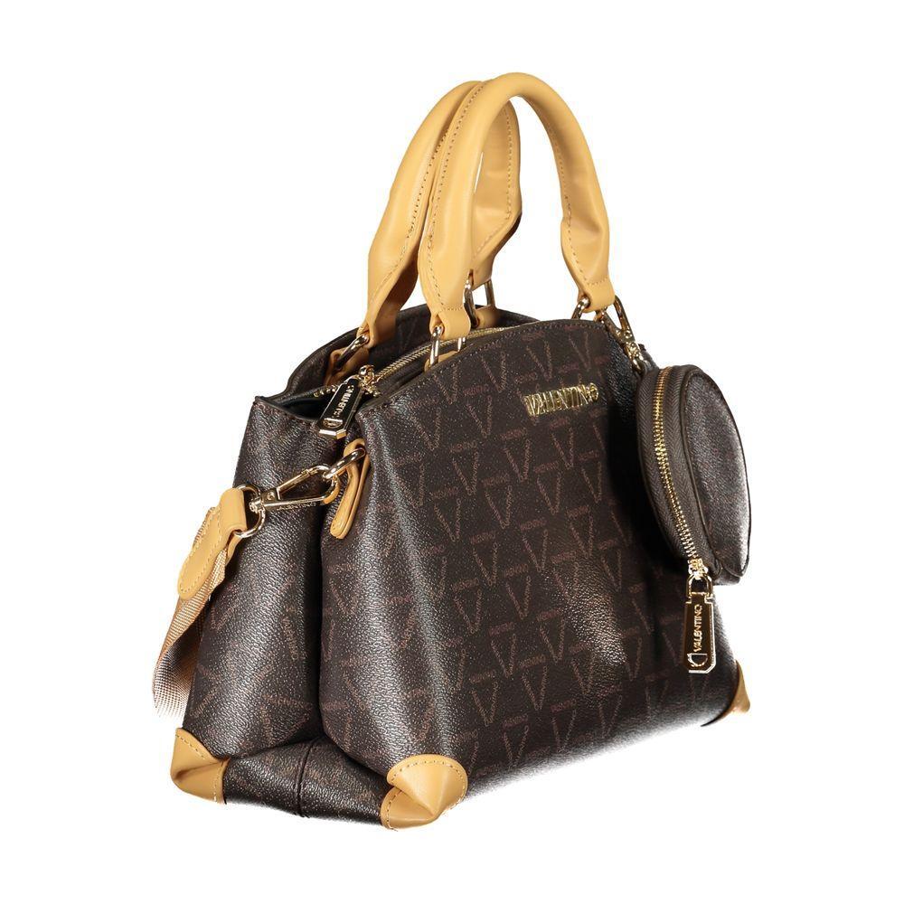 Mario Valentino Brown Polyethylene Handbag VA-36082