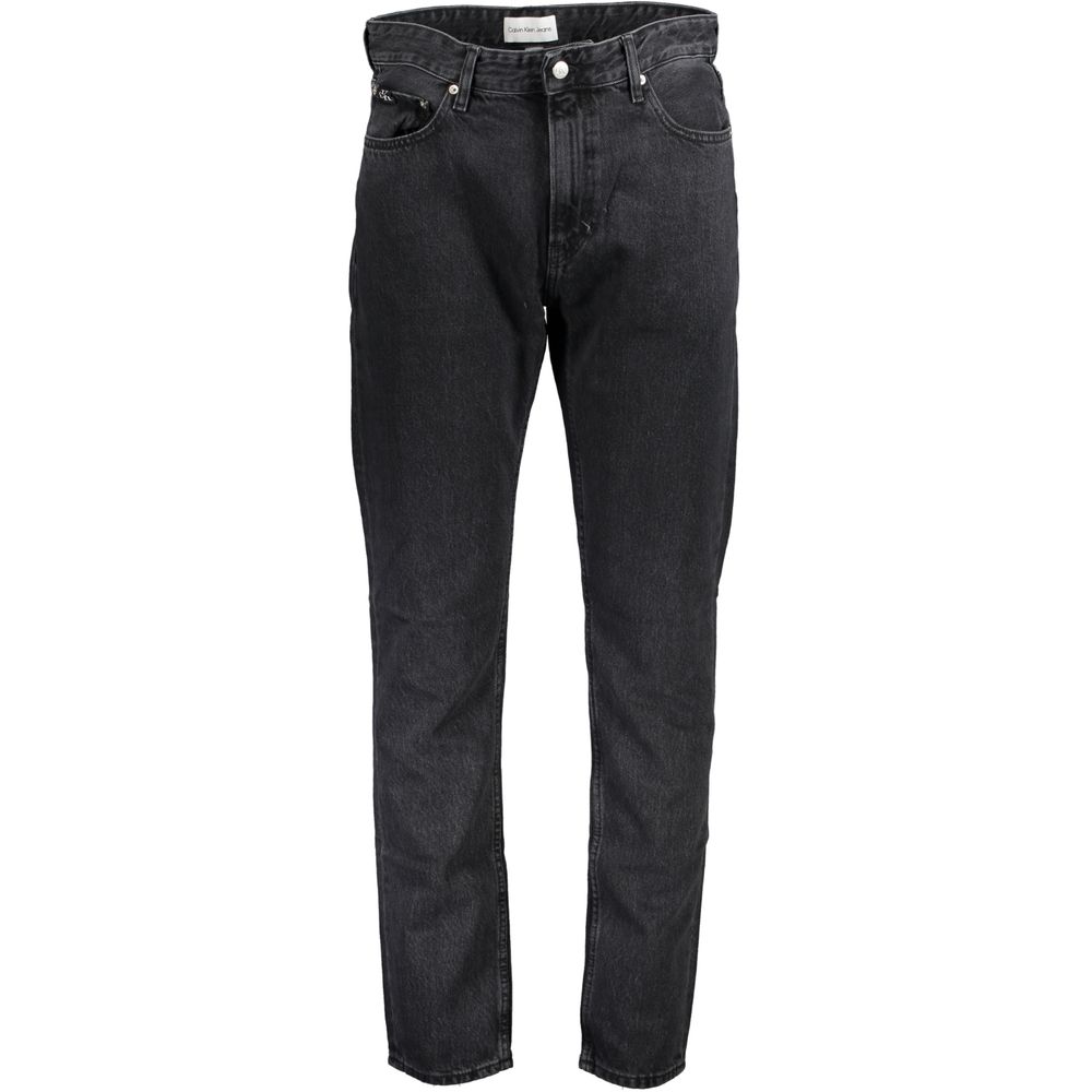 Calvin Klein Black Cotton Men Jeans