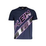 Plein Sport Blue Cotton Men T-Shirt