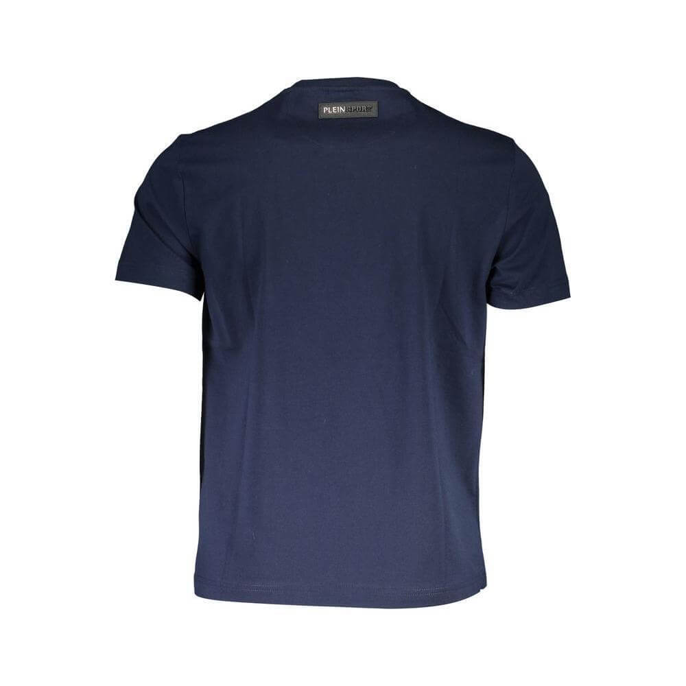 Plein Sport Blue Cotton Men T-Shirt