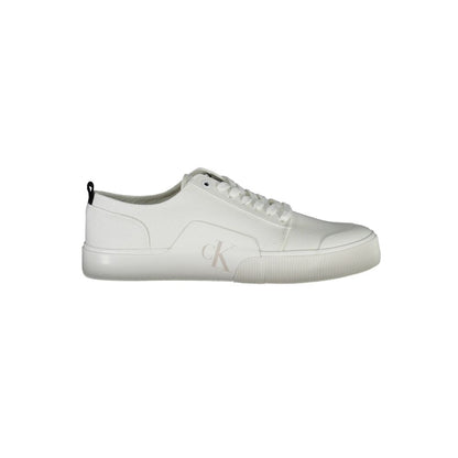 Calvin Klein White Cotton Sneaker