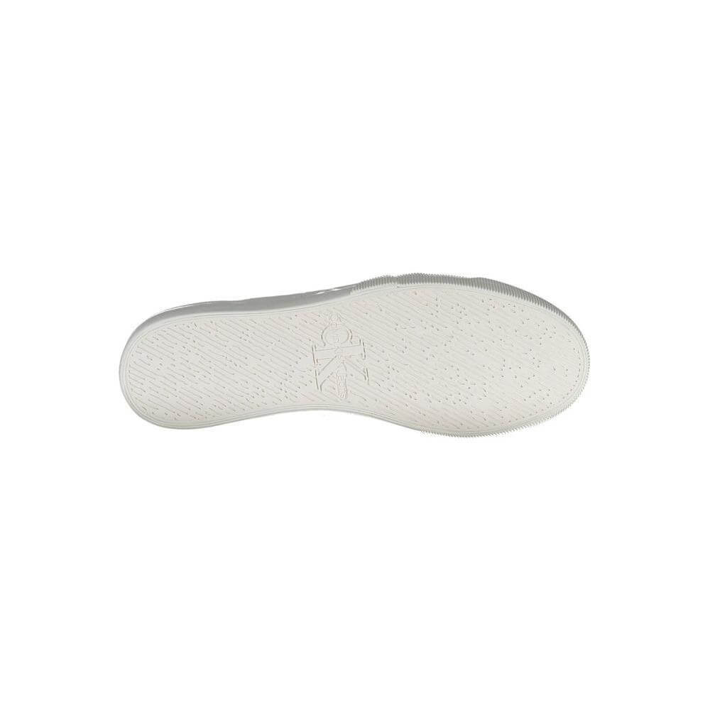 Calvin Klein White Cotton Men Sneaker