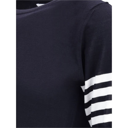 Thom Browne Black Fleece Wool T-Shirt