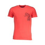 Cavalli Class Red Cotton T-Shirt