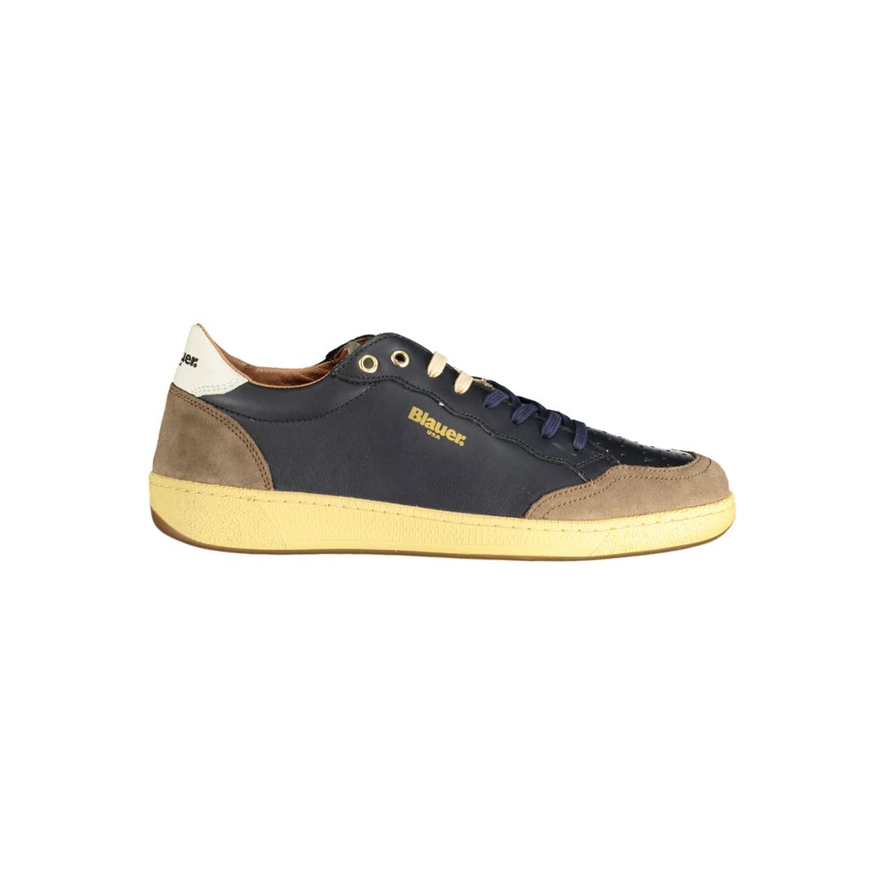 Blauer Marrone Leather Men Sneaker