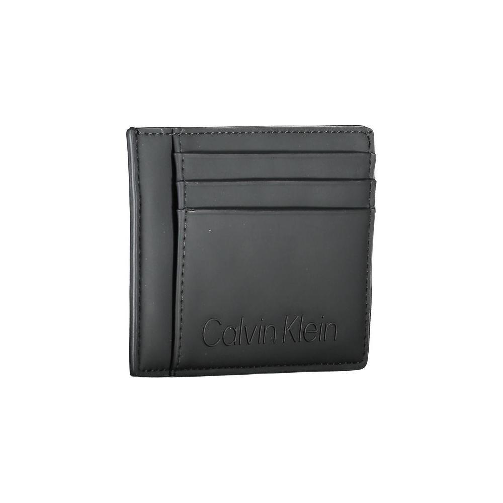 Calvin Klein Black Polyester Men Wallet CA-18942