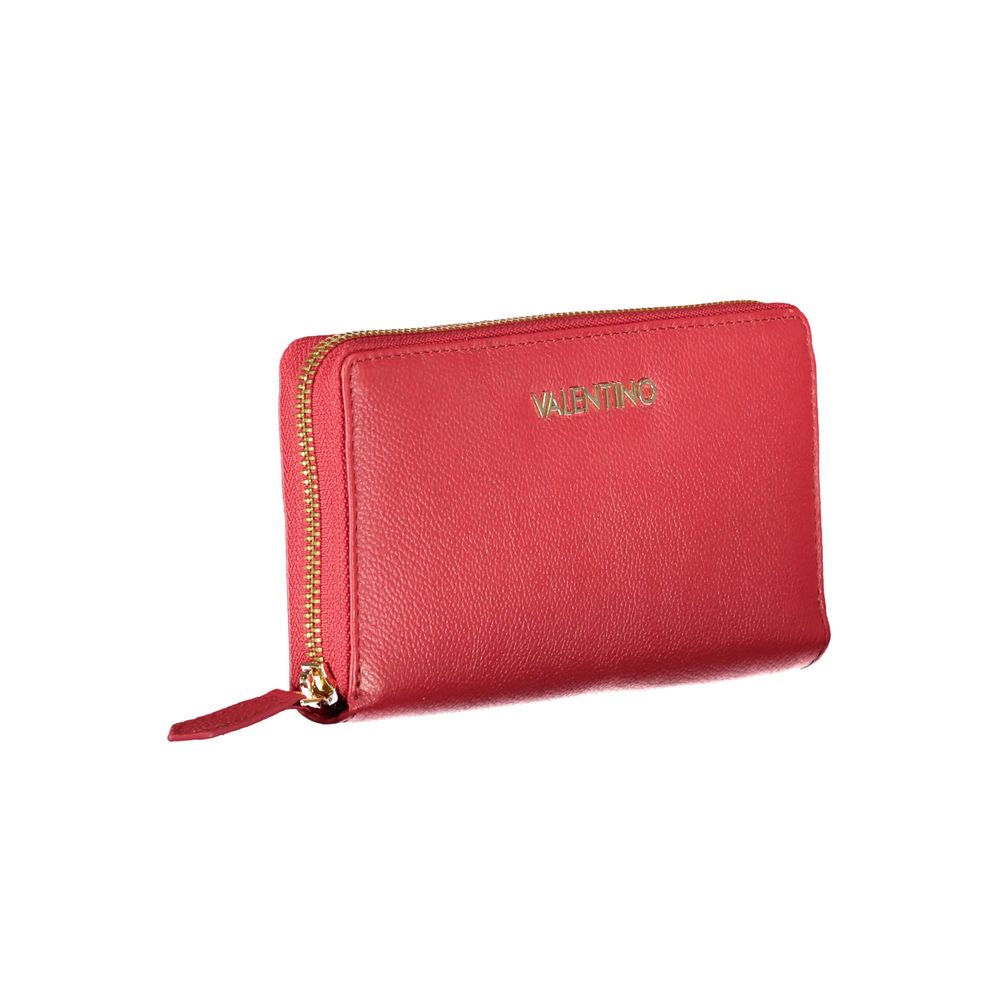 Mario Valentino Rosso Polyurethane Women Wallet