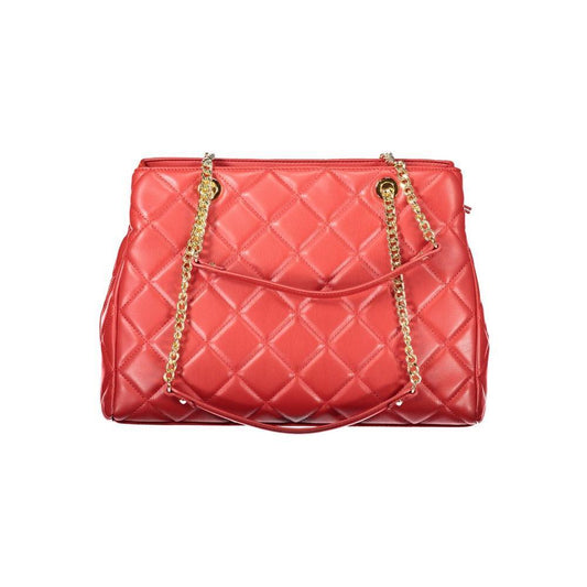 Mario Valentino Red Polyethylene Women Handbag