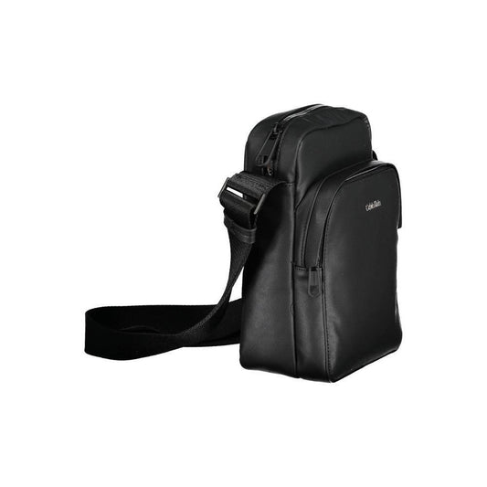 Calvin Klein Black Polyester Men Shoulder Bag