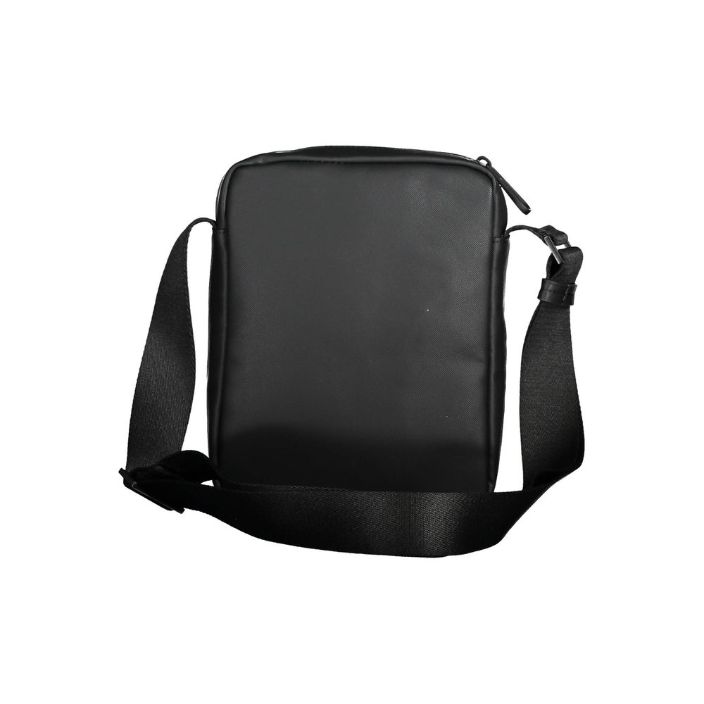 Calvin Klein Black Polyester Men Shoulder Bag with adjustable strap and sleek design for modern style.