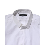 Dolce & Gabbana White Cotton GOLD Long Sleeves Formal Shirt TSH906843-38