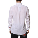 Dolce & Gabbana White Cotton Long Sleeves Collared Formal Shirt TSH906850-41