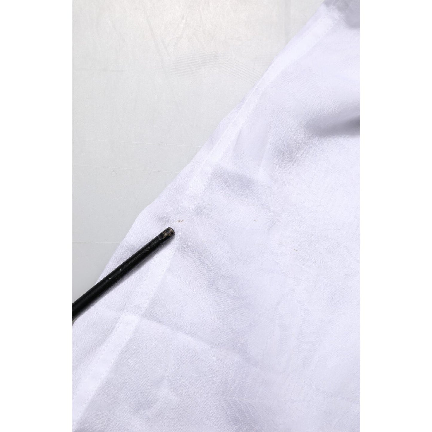 Dolce & Gabbana White Cotton Long Sleeves Collared Formal Shirt TSH906850-41