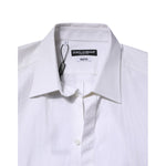 Dolce & Gabbana White MARTINI Long Sleeve Dress Formal Shirt TSH906866-40