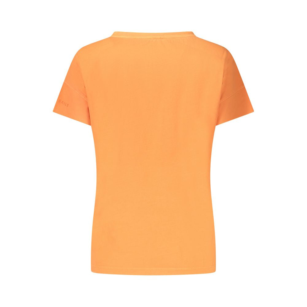 North Sails Orange Cotton T-Shirt