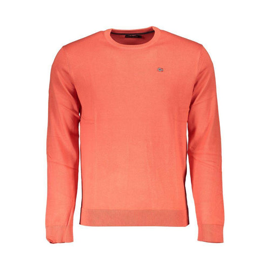 Napapijri Red Cotton Men Sweater