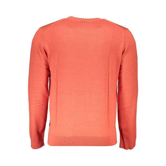 Napapijri Red Cotton Men Sweater