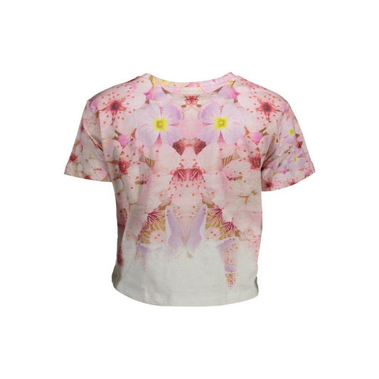 Desigual Pink Cotton Women T-Shirt DE-11514-M