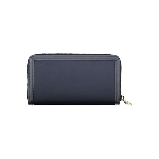 Tommy Hilfiger Chic Sustainable Blue Wallet with Secure Zip