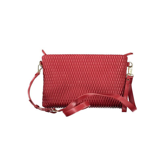 Mario Valentino Red Polyethylene Women Handbag