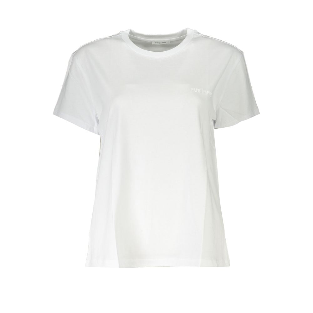 Patrizia Pepe White Cotton Women T-Shirt