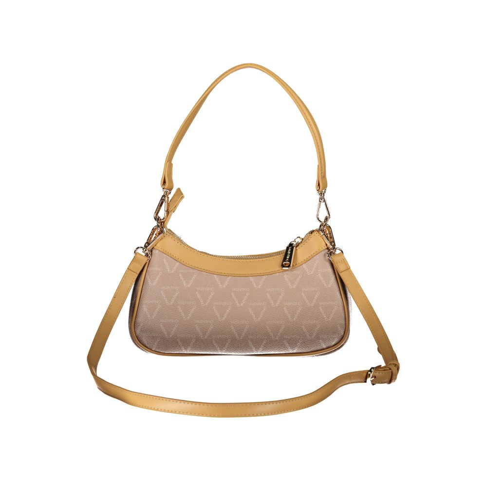 Front view with bag zipped and handles upright.