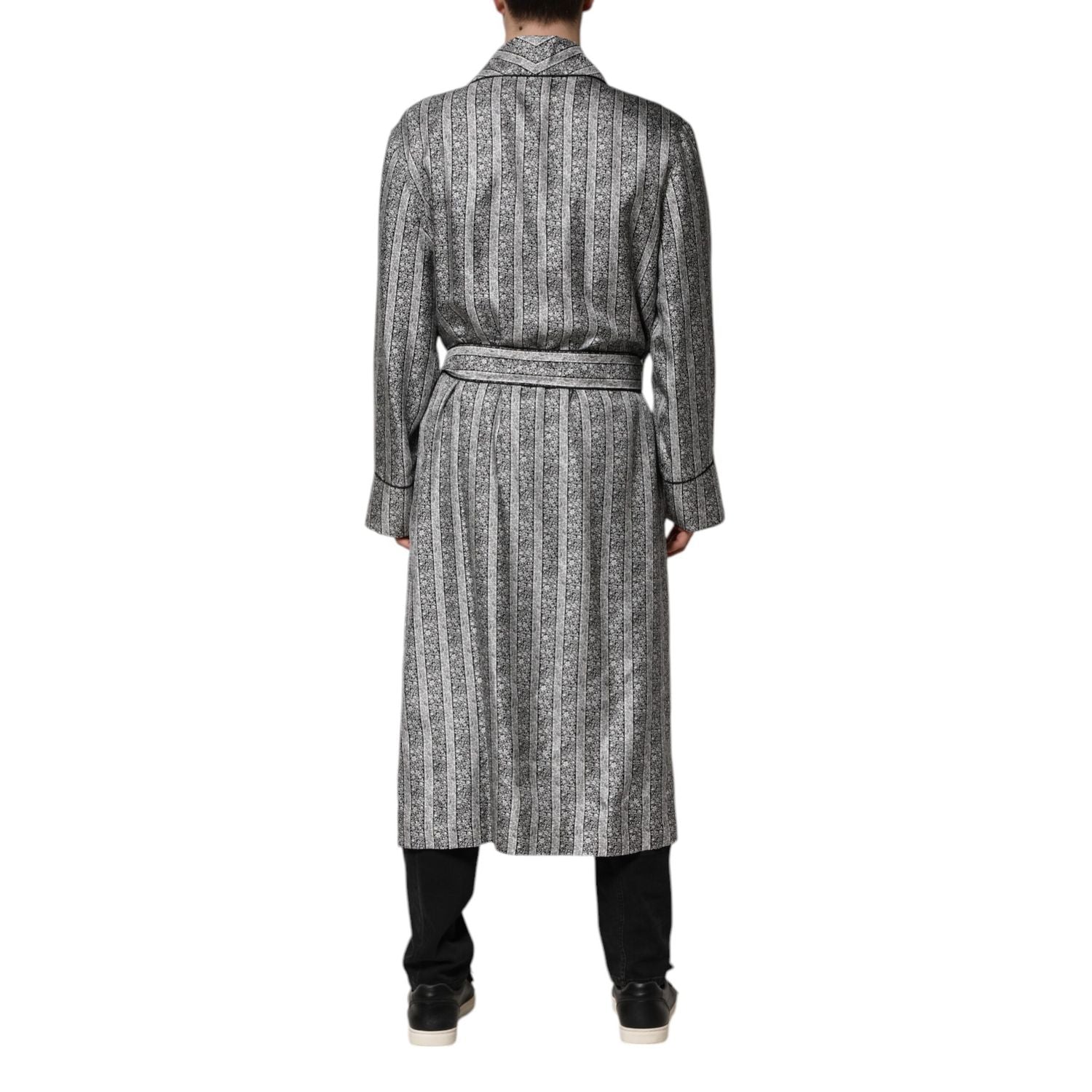 Dolce & Gabbana Multicolor Floral Robe Coat Wrap Jacket