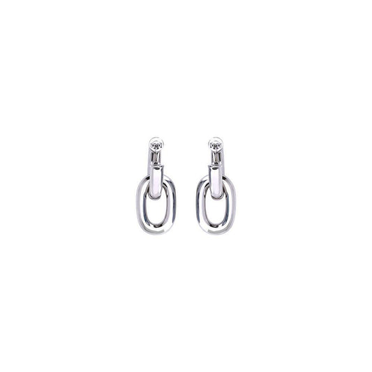 Rabanne Double XL Link Earrings