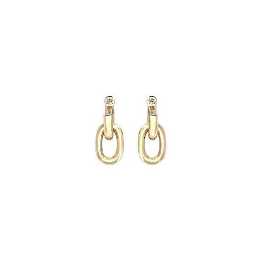 Rabanne Double XL Link Earrings RA-20PBB0024MET077P710-ONE SIZE