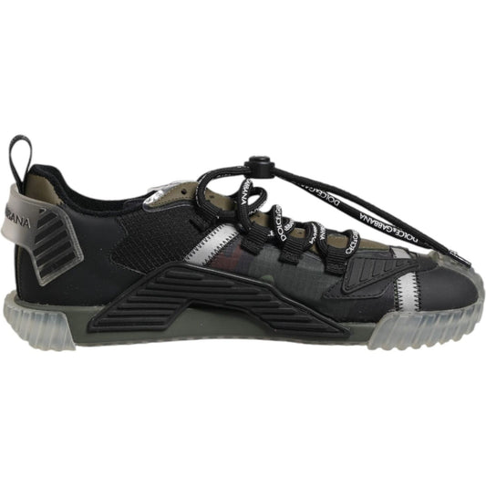 Dolce & Gabbana Multicolor Lace Up Low Top NS1 Sneakers Shoes