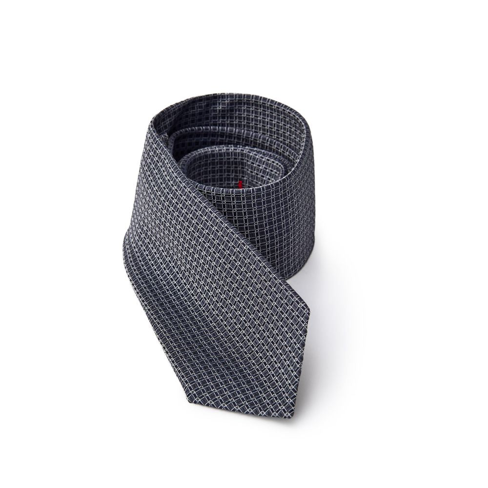 Jil Sander Gray Silk Tie