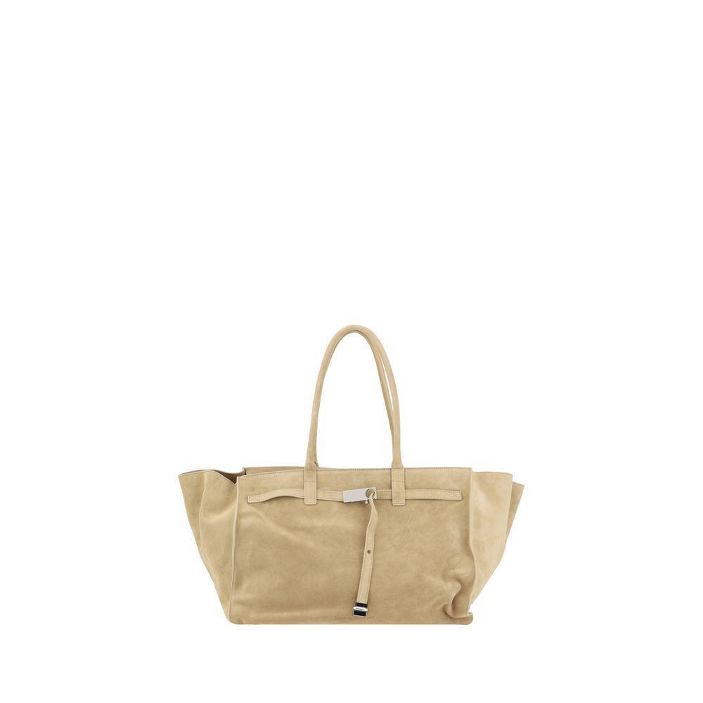 Front view with bag zipped and handles upright.