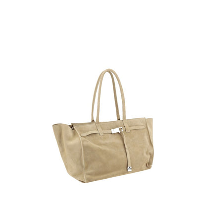 Benedetta Bruzziches Beige Calf Leather Bos Taurus Shoulder Bag