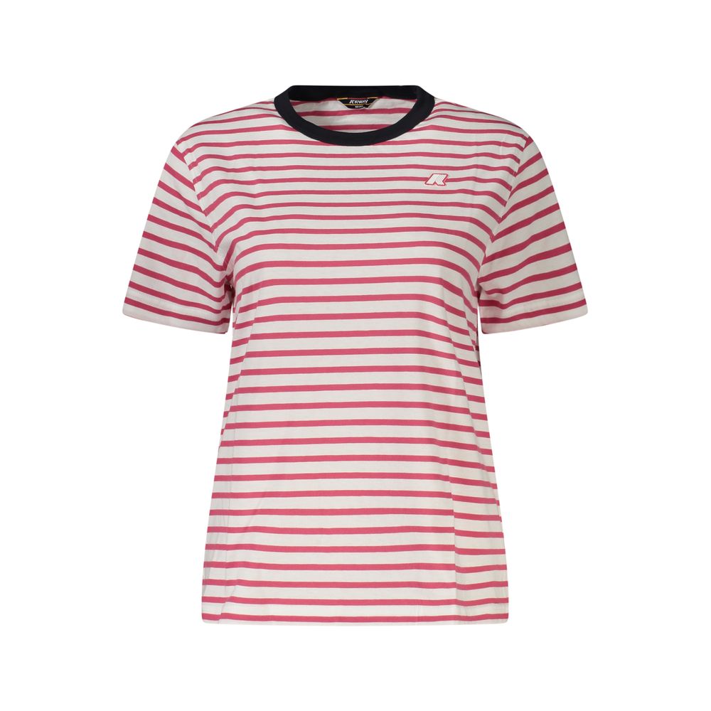 K-WAY Pink Cotton T-Shirt