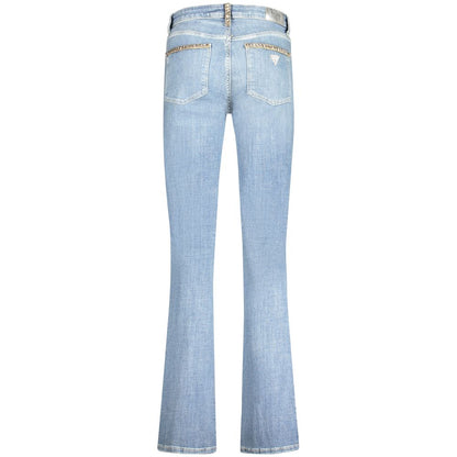Guess Jeans Azzurro Recycled Cotton Women's Straight Jean