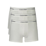 Calvin Klein White Cotton Men Boxer CA-33614-XXL