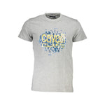Cavalli Class Brown Cotton Men T-Shirt