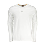 Hugo Boss White Cotton Men TShirt