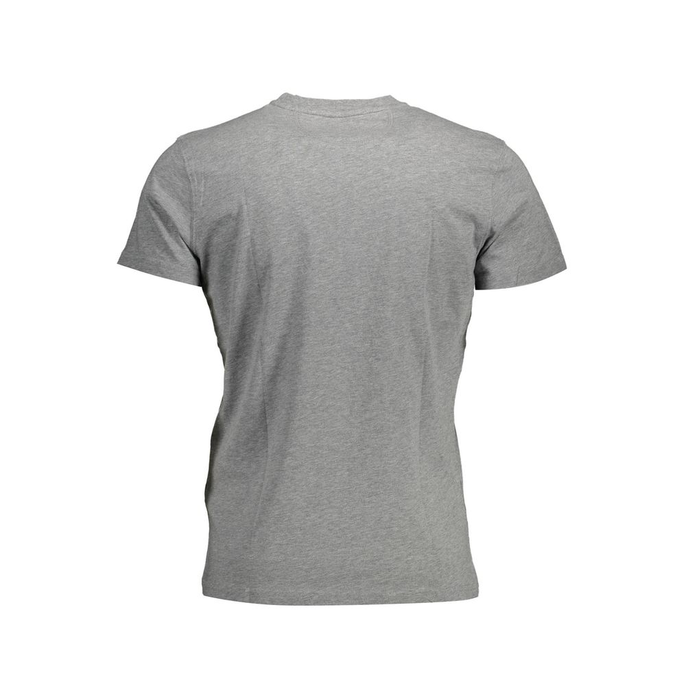 La Martina Brown Cotton Men T-Shirt back view, showcasing premium cotton fabric and regular fit for casual style.