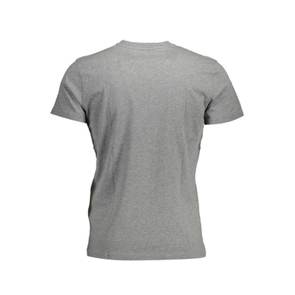 La Martina Brown Cotton Men T-Shirt back view, showcasing premium cotton fabric and regular fit for casual style.