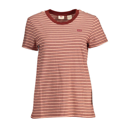Levi's Red Cotton T-Shirt