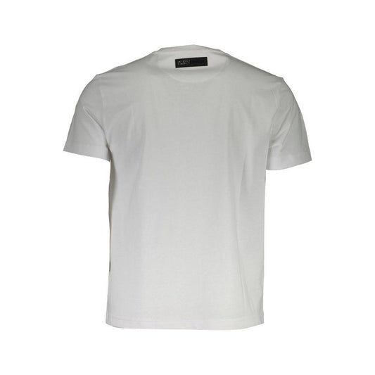 Plein Sport White Cotton Men T-Shirt