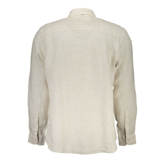 North Sails Beige Linen Shirt NO-29722-S