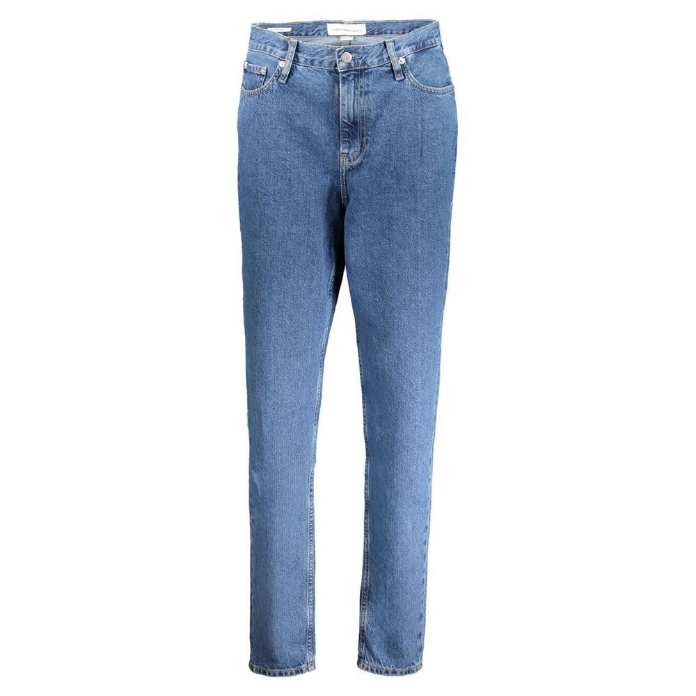 Calvin Klein Blue Cotton Jeans & Pant