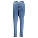 Calvin Klein Blue Cotton Jeans & Pant